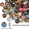 2 Bags Glass Cabochons GGLA-YW0001-25-3