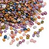 Metallic Colours Glass Seed Beads EGLA-K064-05-1
