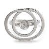 Rack Plating Brass Open Cuff Ring Settings KK-Z071-30P-2