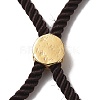 Half Finished Twisted Milan Rope Slider Bracelets FIND-G032-01G-10-5