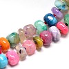 Natural Agate Nuggets Graduated Beads Strands G-F214-30A-3