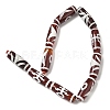 Rice Shape Tibetan Style dZi Beads Strands G-A269-A03-01-3