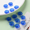 Transparent Frosted Acrylic Bead Caps MACR-S371-04A-751-6