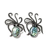 Natural Paua Shell/Abalone Shell Octopus Brooch FIND-Z032-03B-1