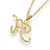 304 Stainless Steel Pendant Necklaces NJEW-L150-09-3