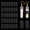 72Pcs Transparent Acrylic Connector Charms TACR-PH0002-01-1