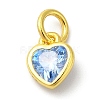 925 Sterling Silver Birthstone Charms STER-M0120-02F-G-1