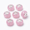 Crackle Resin European Beads RPDL-S012-B08-2