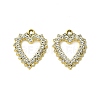 UV Plating Alloy Rhinestone Pendants FIND-B039-02G-07-1