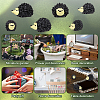 30Pcs 2 Styles Resin Hedgehog Display Decoration DJEW-GA0001-80-5