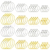 32Pcs 8 Styles Iron Huggie Hoop Earring Findings IFIN-FS0001-49A-1