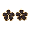 304 Stainless Steel Enamel Pendants STAS-I371-26G-04-1