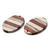 Wenge Wood & Sandalwood & White Ash Pendants WOOD-F013-02-3