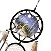 Indian Style ABS Woven Web/Net with Feather Pendant Decorations AJEW-B016-04B-3