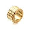 304 Stainless Steel European Beads STAS-R140-04G-01-1