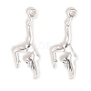 Tibetan Style Zinc Alloy Dancer Pendants TIBEP-R334-283AS-RS-1