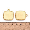304 Stainless Steel Pendant Cabochon Settings STAS-N108-74G-3