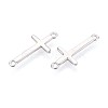 925 Sterling Silver Connector Charms STER-N016-98P-2