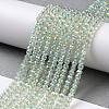 Electroplate Transparent Glass Beads Strands LS-GLAA-H021-01B-FR07-3