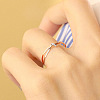 925 Sterling Silver Criss Cross Finger Rings FS-WGE9494-01-3