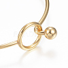 304 Stainless Steel Bangle BJEW-H530-01G-3