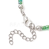 3MM Gradient Color Glass Seed Beaded Choker Necklaces for Women NJEW-JN05875-5
