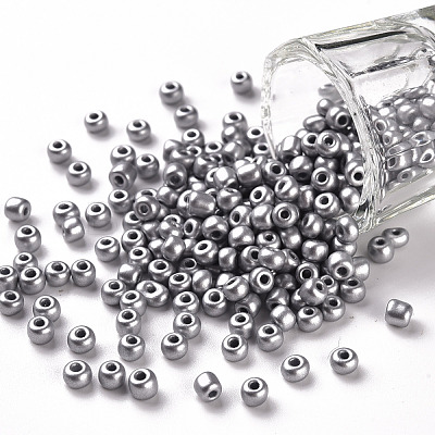 Baking Paint Glass Seed Beads SEED-US0003-4mm-K29-1