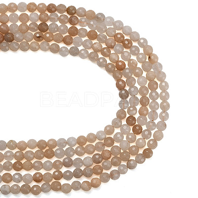 Natural Pink Aventurine Beads Strands G-C280-B05-6mm-1