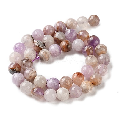 Natural Amethyst Lace Agate Beads Strands GG-CBABD99-04-10mm-1