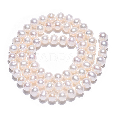 Natural Cultured Freshwater Pearl Beads Strands PEAR-N016-05A-1