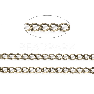 Brass Twisted Chains CHC-K006-03AB-1