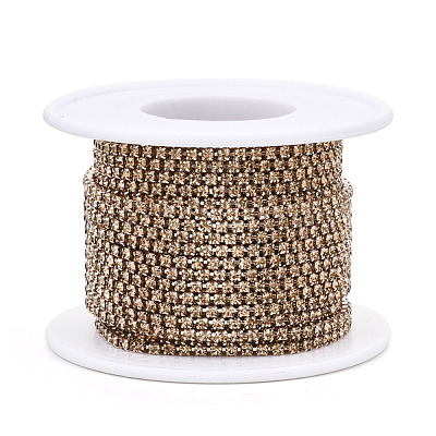 Electrophoresis Iron Rhinestone Strass Chains CHC-Q009-SS8.5-B18-1