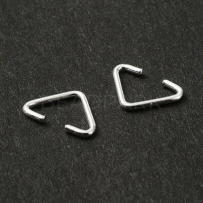 100Pcs Iron Triangle Rings IFIN-YW0001-80-1