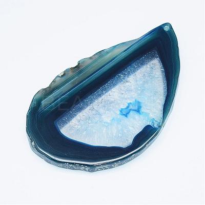 Natural Agate Slices Big Pendants G-E022-5-1