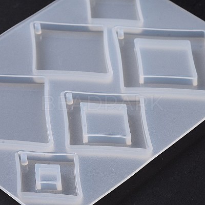 DIY Playing Card Theme Pendants Silicone Molds DIY-C076-01A-1