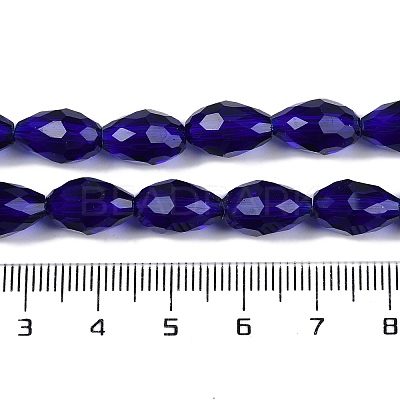 Transparent Glass Beads Strands EGLA-N013-T10mm-D07-1