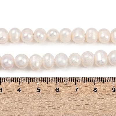 Natural Cultured Freshwater Pearl Beads Strands PEAR-I007-07X-11A-1