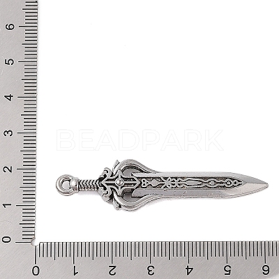 Tibetan Style Alloy Big Pendants FIND-Z053-03AS-07-1