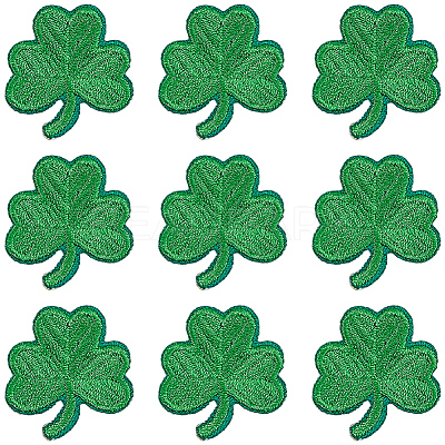 40Pcs Saint Patrick's Day Computerized Embroidery Cloth Self Adhesive Patches PATC-CY0001-51A-1