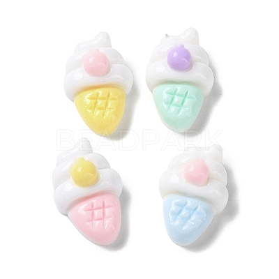 Opaque Resin Cabochons X1-CRES-F030-01I-1