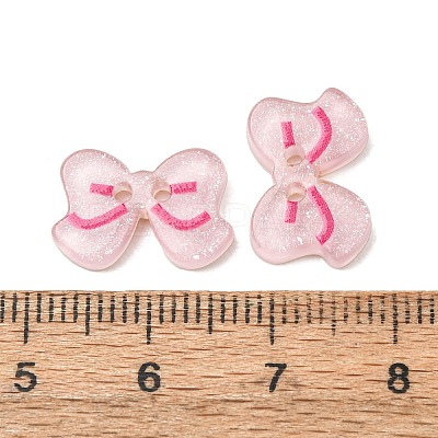2-Hole Printed Transparent Resin Buttons RE-CBA3C89-07-1