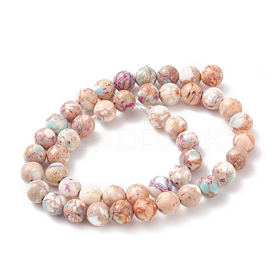 Natural Imperial Jasper Beads Strands X-G-E358-8m-01-1