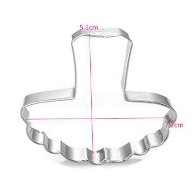 Tarnish Resistant 304 Stainless Steel Cookie Cutters DIY-E012-32-1