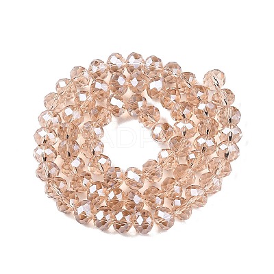 Electroplate Glass Beads Strands EGLA-A044-T8mm-A20-1