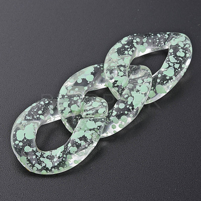 Transparent Acrylic Linking Rings OACR-N009-014A-15-1