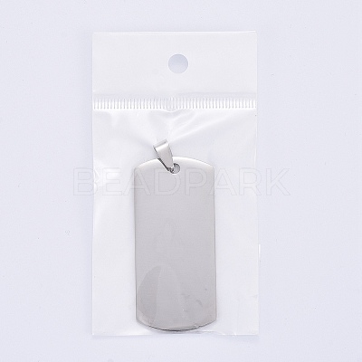 Tarnish Resistant 304 Stainless Steel Big Pendants LS-STAS-I140-19B-S-1