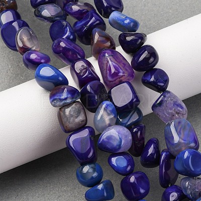 Natural Agate Beads Strands G-RM241227-01-1