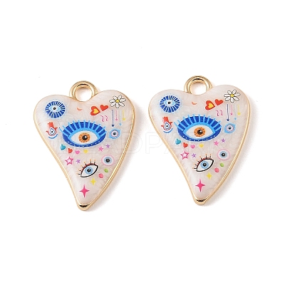 Printed Alloy Pendants AL-CBAA786-08G-1