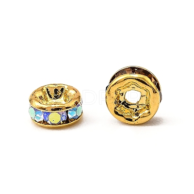 Grade A Rhinestone Spacer Beads X-RSB034NFG-1