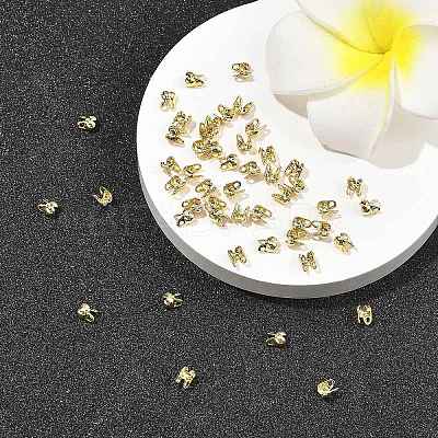 SHEGRACE Brass Bead Tips XGRQ1R759-354G-1